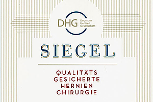 Zertifikat DHG Siegel Hernienchirurgie