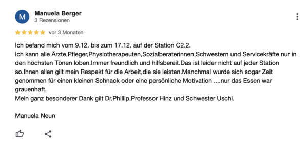 Google Bewertung UMR Januar 2025