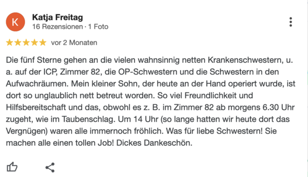 Google Bewertung UMR Februar 2025
