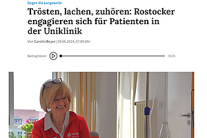 Rostocker engagieren sich für Patienten in der Uniklinik