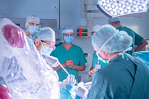 Besuch von Ministerin Martin in der Neurochirurgie der Universitätsmedizin Rostock