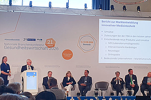 Bühne - Nationale Branchenkonferenz Gesundheitswirtschaft 