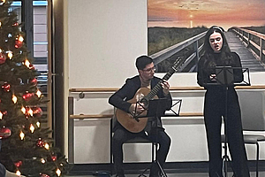 Weihnachtskonzert auf Station der Chirurgie