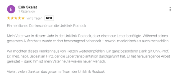 Google Bewertung UMR Oktober 2025