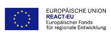 Logo Europäische Union REACT-EU Europäischer Fonds für regionale Entwicklung