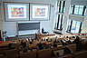 Blick vom Hörsaal zum Referent
