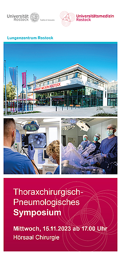 Flyer zur Veranstaltung Thoraxchirurgisch-Pneumologisches Symposium 2023