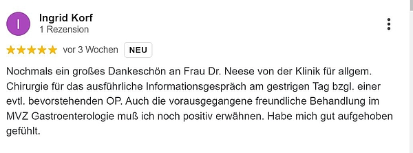 Google Bewertung UMR Juni 2024
